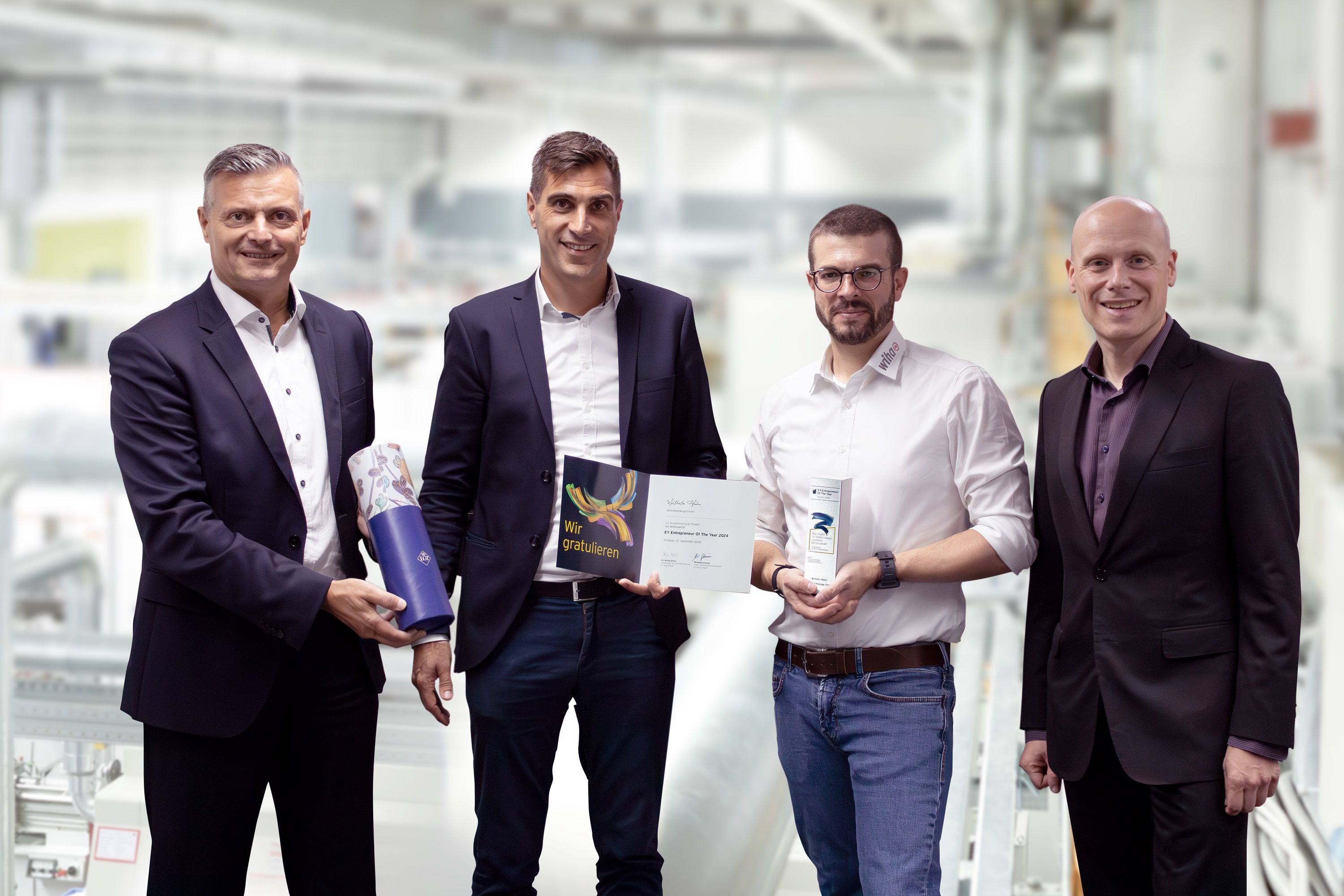 Wiha CEO Wilhelm Hahn nominated as a finalist for the 'EY Entrepreneur Of The Year' award 2024